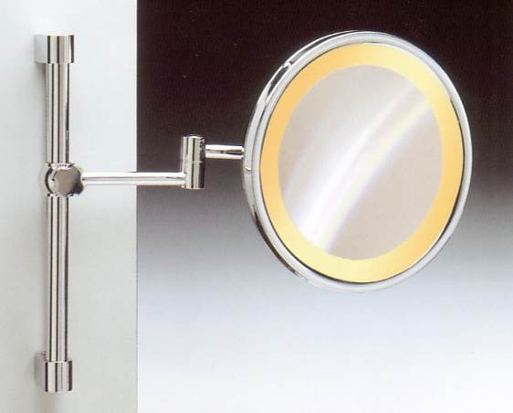 Kosmetikspiegel mit Höhenverstellung und Beleuchtung Kosmetikspiegel mit Höhenverstellung und Beleuchtung