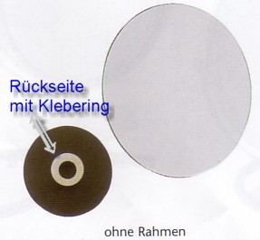 Klebespiegel mit Vergrösserung zum Kleben by Bavaria Bäder-Technik GdbR Klebespiegel mit Vergrösserung zum Kleben by Bavaria Bäder-Technik GdbR