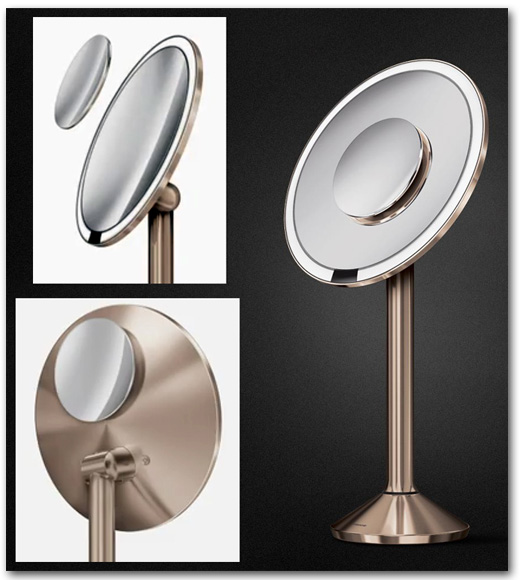 Kosmetikspiegel zum Stellen in der Farbe Rosegold by Bavaria Bäder-Technik GdbR Kosmetikspiegel zum Stellen in der Farbe Rosegold by Bavaria Bäder-Technik GdbR