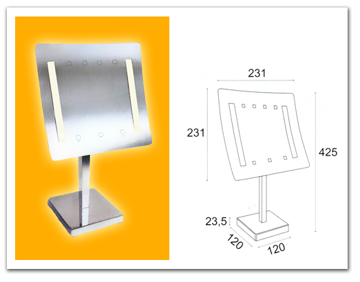 Kosmetikspiegel beleuchtet mit wiederaufladbaren Batterien Akku by Bavaria Bäder-Technik GdbR Kosmetikspiegel beleuchtet mit wiederaufladbaren Batterien Akku by Bavaria Bäder-Technik GdbR