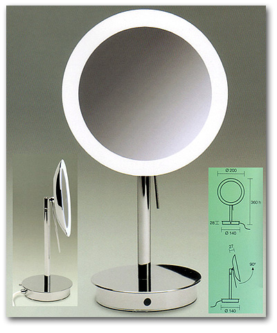 Kosmetikspiegel mit Beleuchtung LED zum Stellen by Bavaria Bäder-Technik GdbR Kosmetikspiegel mit Beleuchtung LED zum Stellen by Bavaria Bäder-Technik GdbR