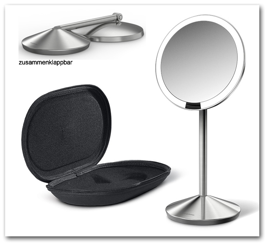 Standspiegel und Reisespiegel mit 10-fach Vergrösserung und LED-Beleuchtung by Bavaria Bäder-Technik GdbR Standspiegel und Reisespiegel mit 10-fach Vergrösserung und LED-Beleuchtung by Bavaria Bäder-Technik GdbR